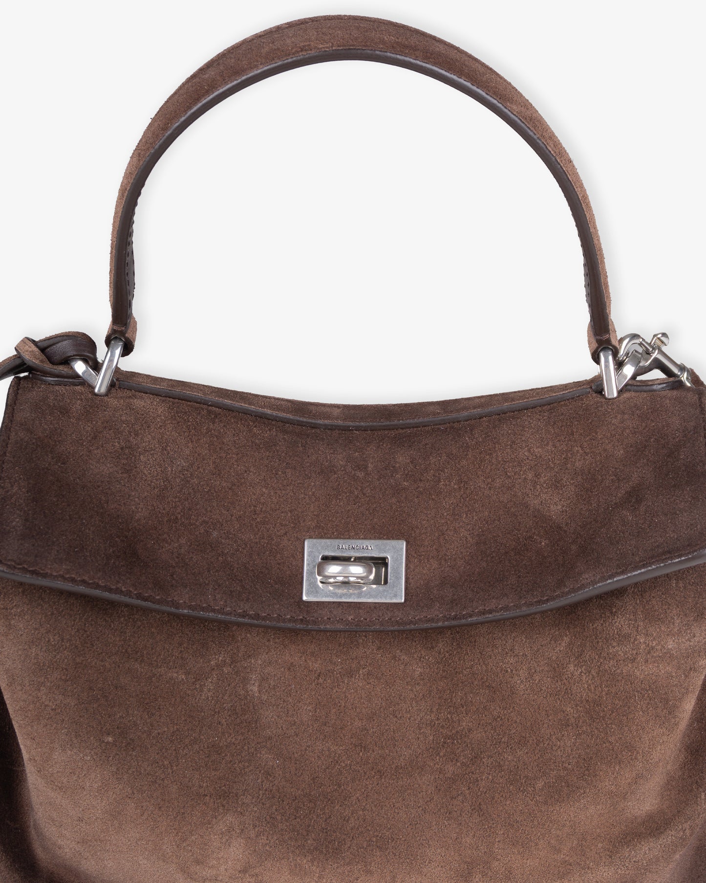 BALENCIAGA Rodeo top Handle Mini Bag Light Spresso
