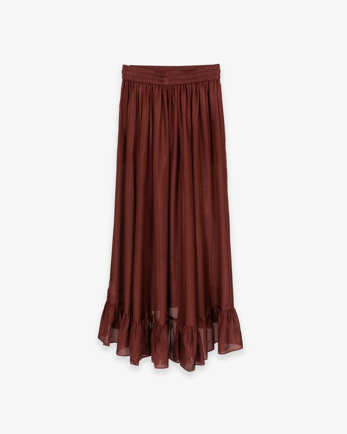 ZIMMERMANN Aster Maxi Skirt Merlot