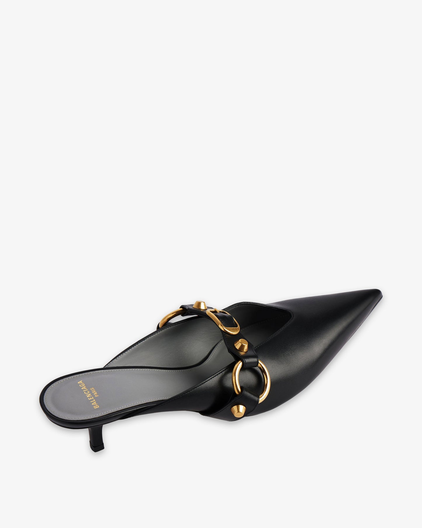 BALENCIAGA City Mule L45 Black/Gold