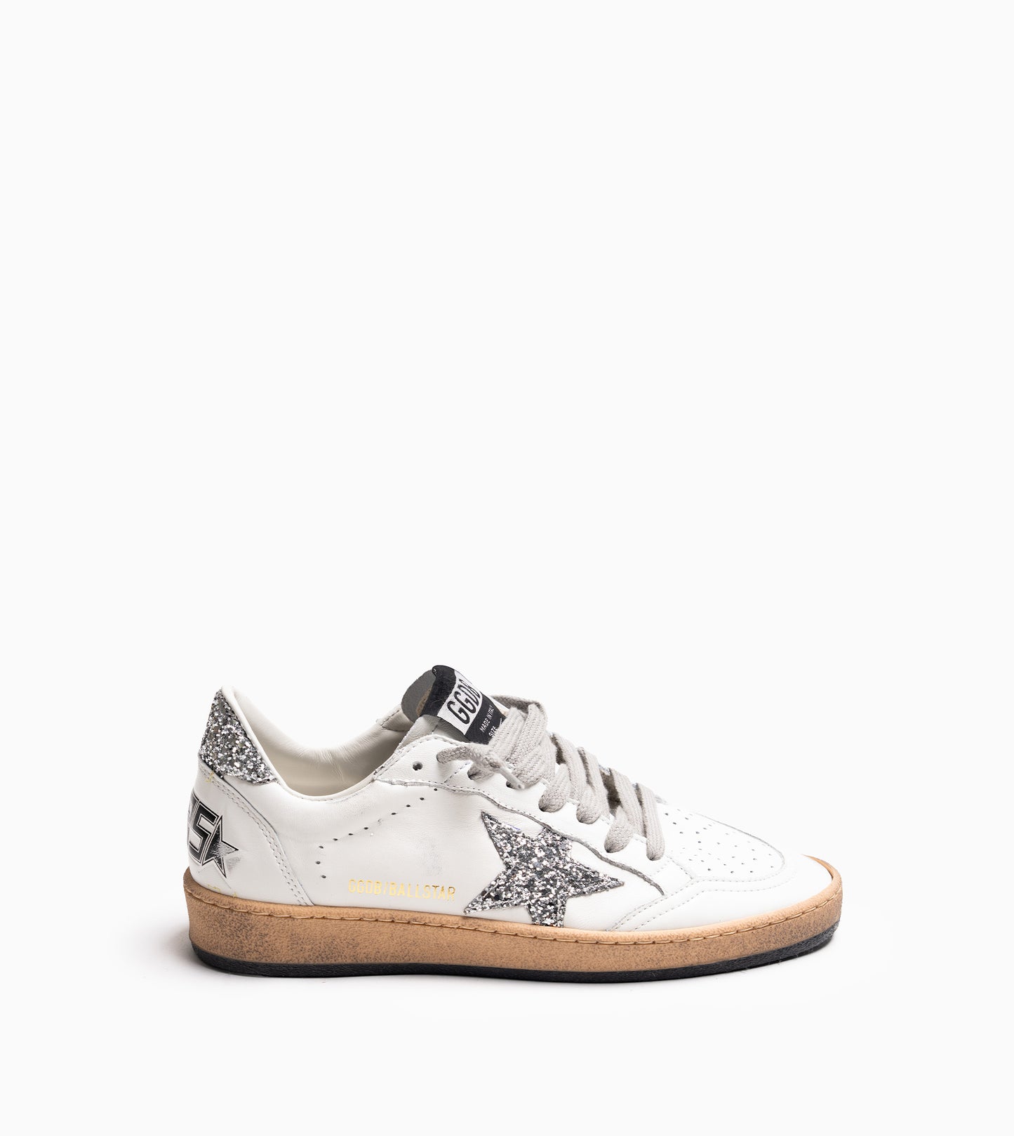 GOLDEN GOOSE Ballstar Nappa Upper & Spur Glitter Star & Heel
