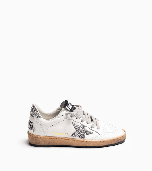 GOLDEN GOOSE Ballstar Nappa Upper & Spur Glitter Star & Heel