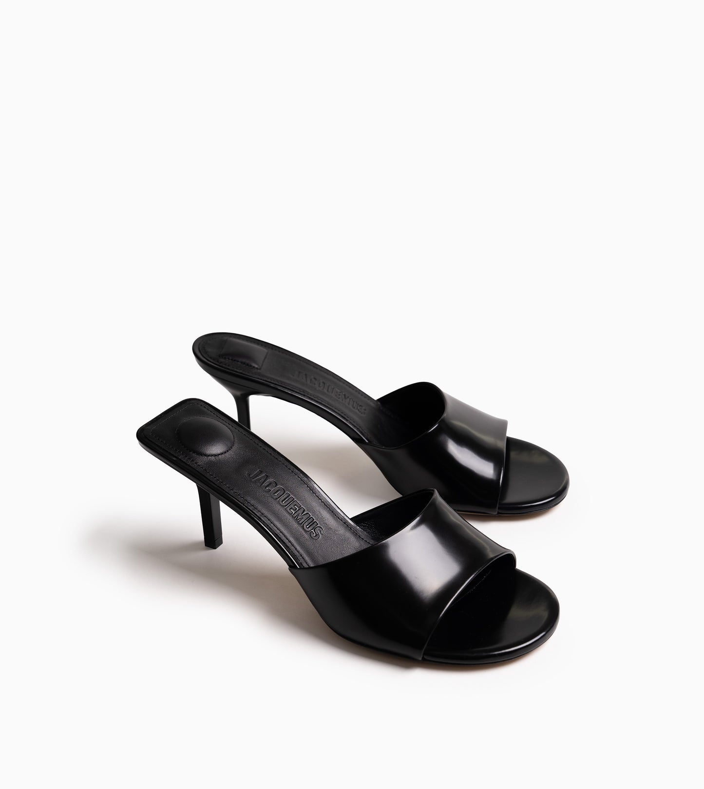 JACQUEMUS Les Mules Cubisto Black