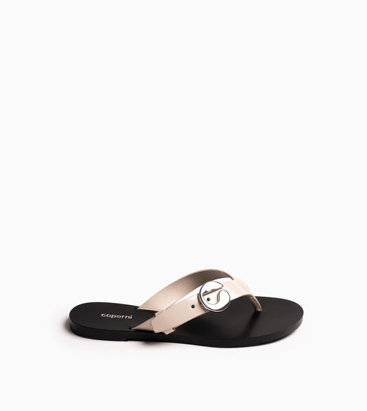 COPERNI C log Flip Flops Beige