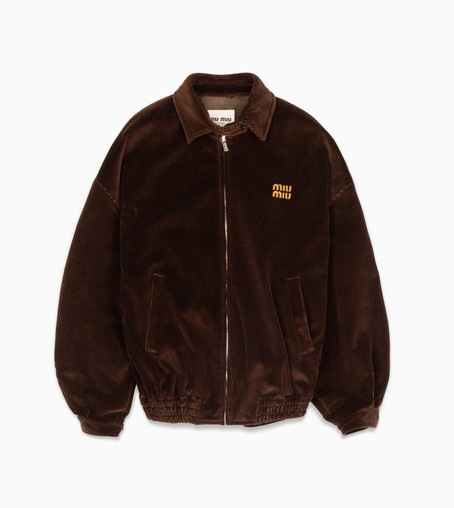 MIU MIU CORDUROY JACKET BROWN