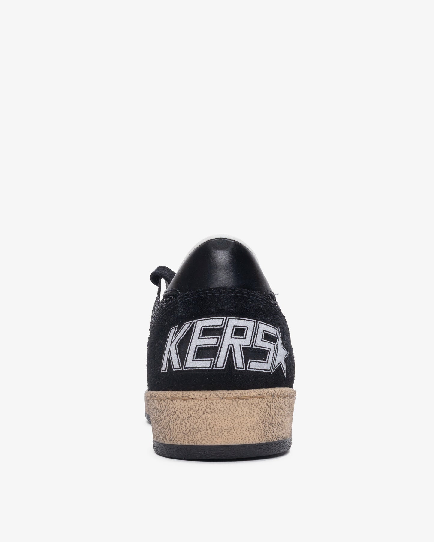 GOLDEN GOOSE Ballstar Glitter Upper Nylon Tongue Suede Toe Star & Spur