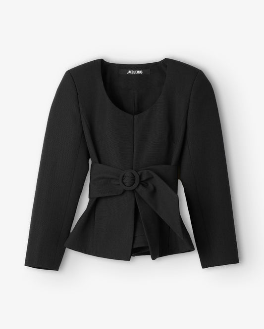 JACQUEMUS La Veste Miami Black