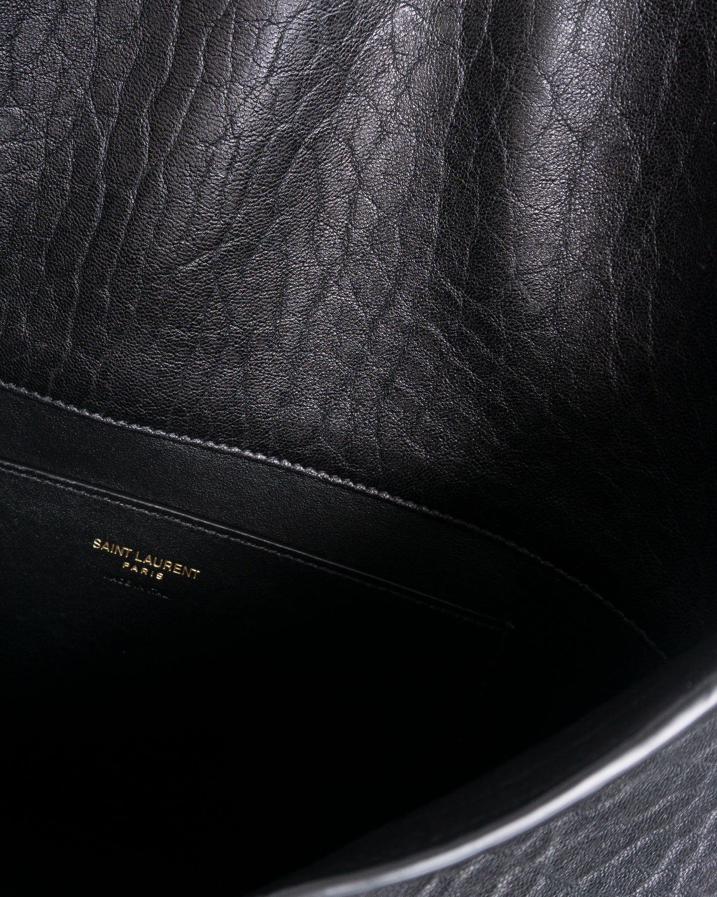 SAINT LAURENT YSL Pouch Envelope Black