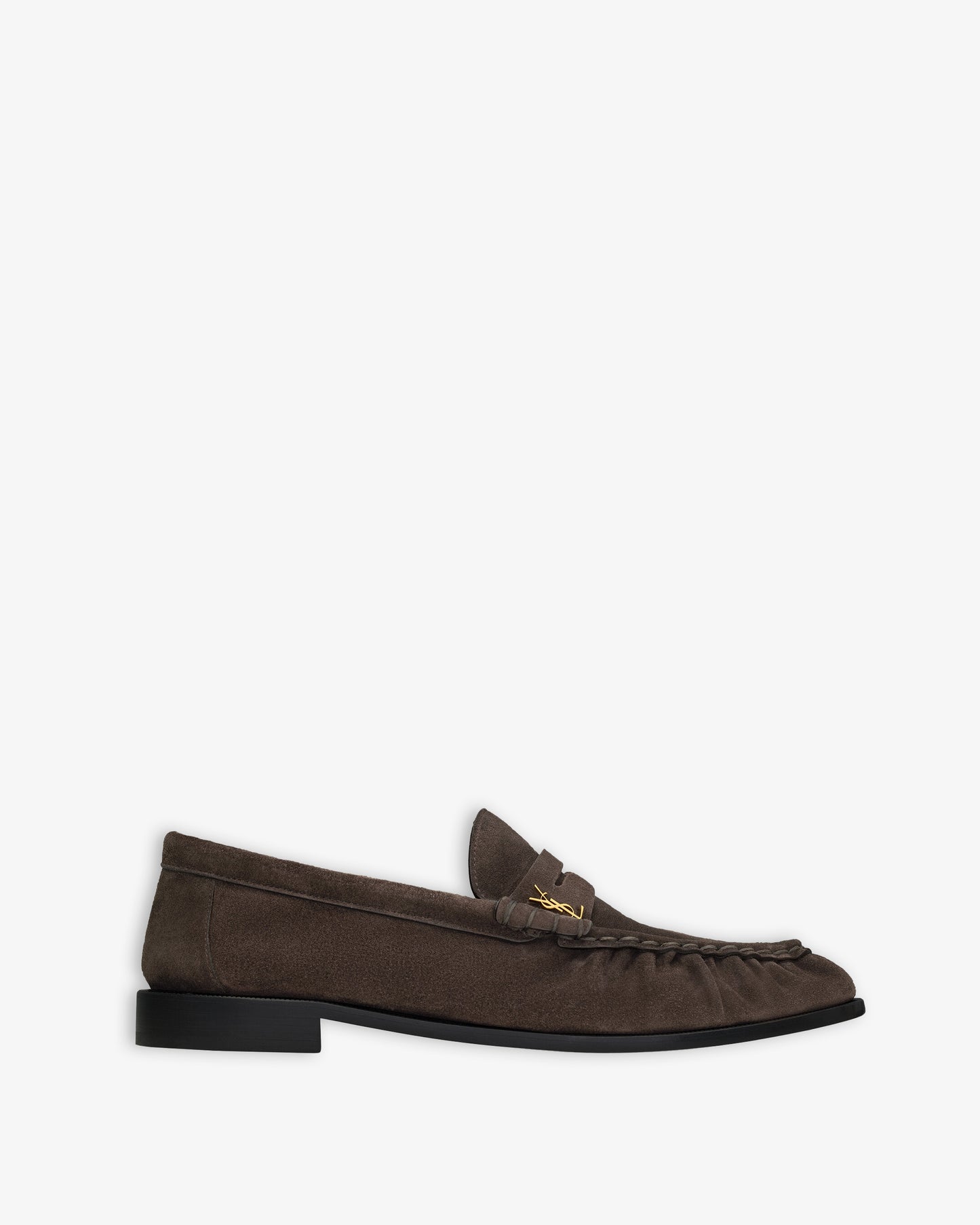 SAINT LAURENT Plain Vamp Flat Leat T. Moro