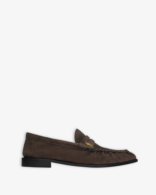 SAINT LAURENT Plain Vamp Flat Leat T. Moro