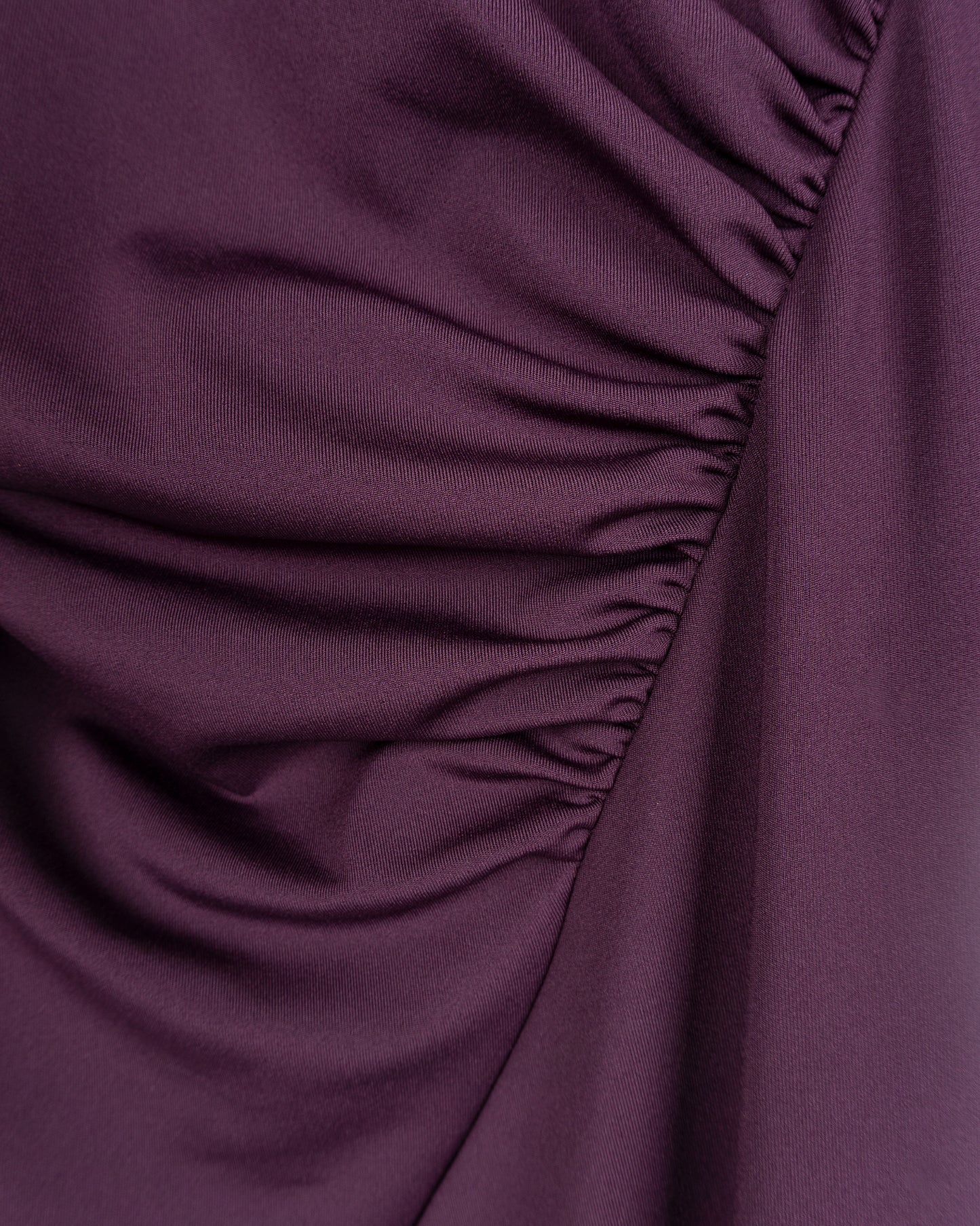 VICTORIA BECKHAM Cap Sleeve Dress Black Currant