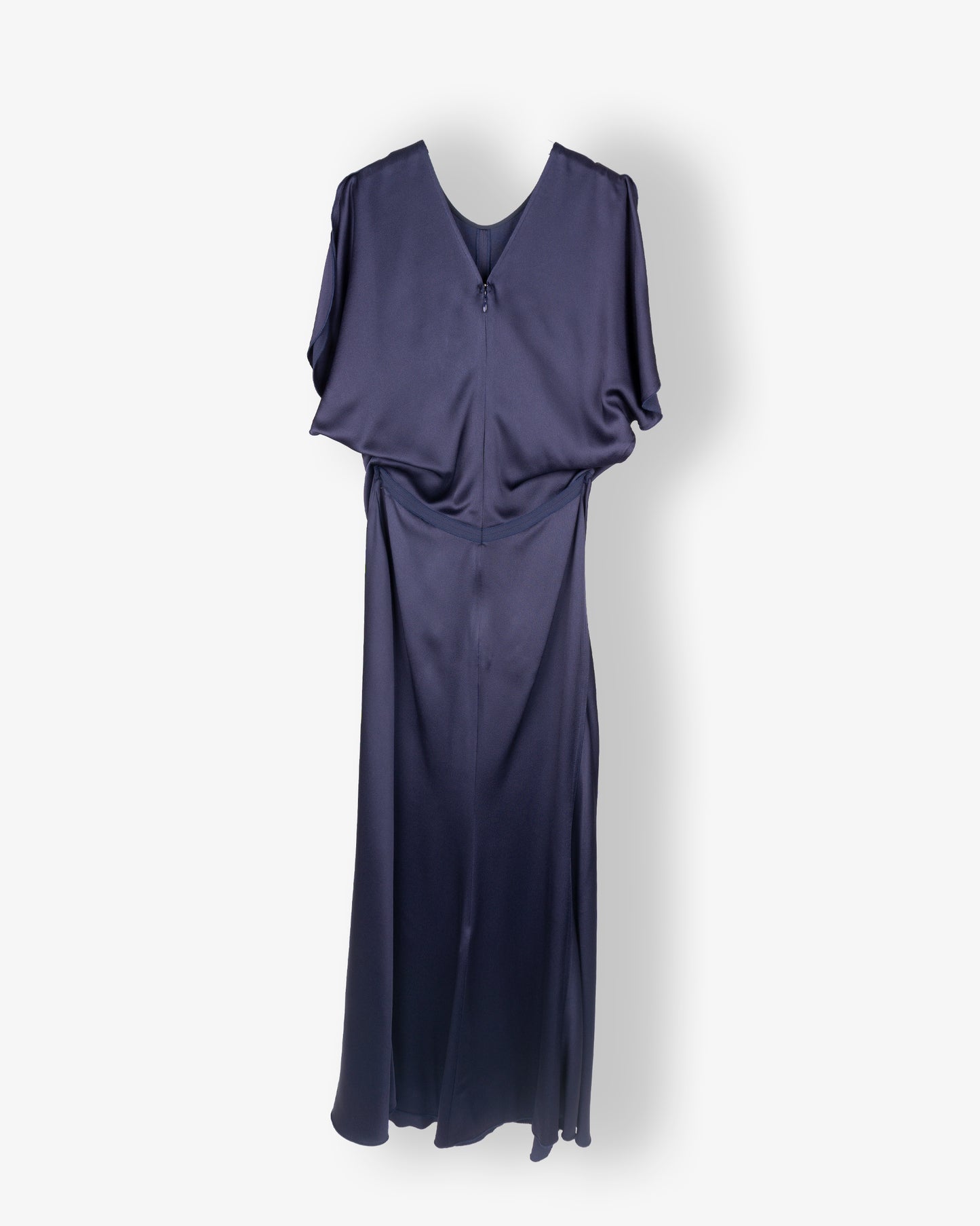 VICTORIA BECKHAM Bela Midi Dress Midnight