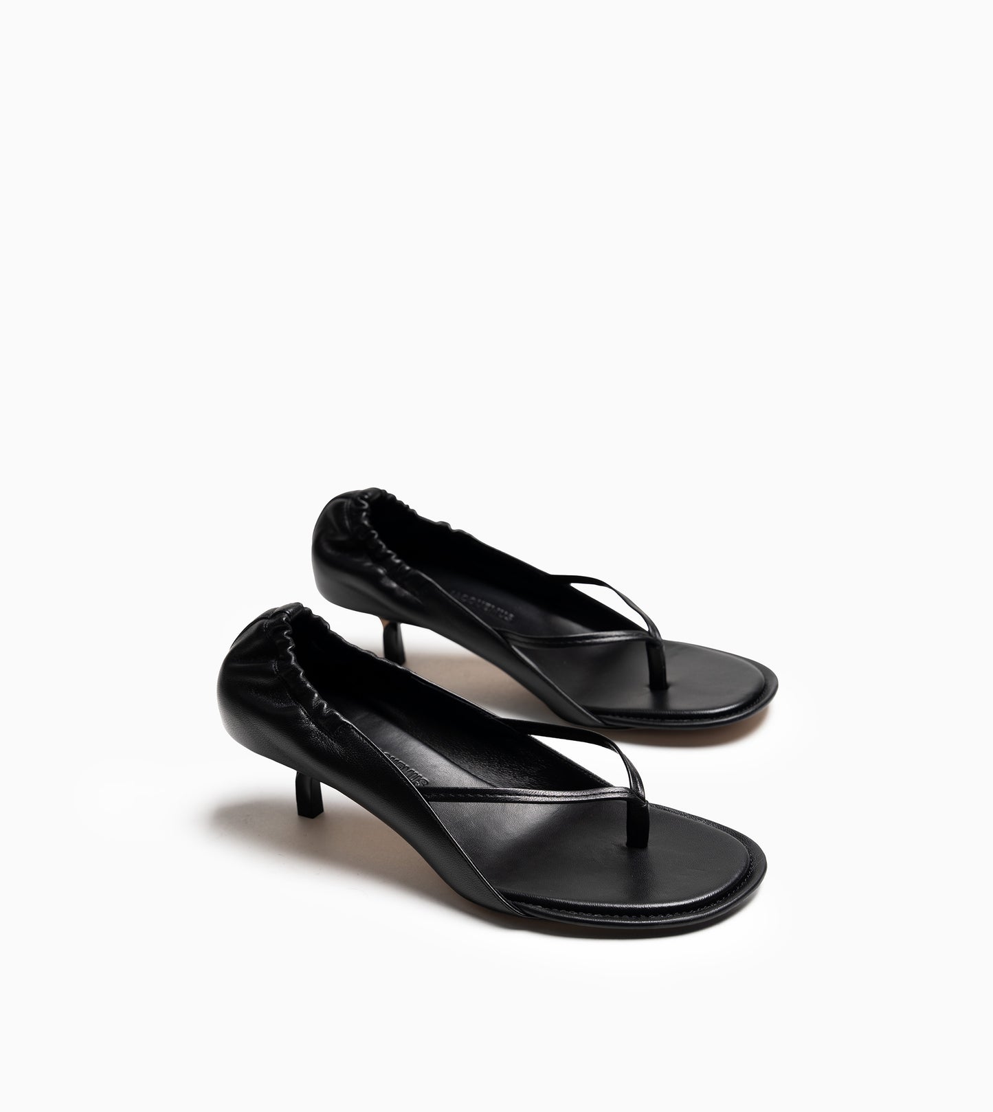JACQUEMUS Les Sandales Nu-Pieds Black