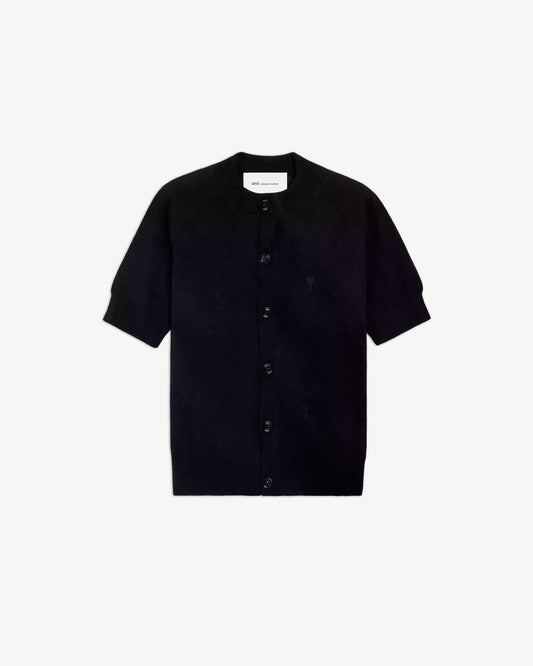 AMI PARIS Extrafin ADC Cardigan Black