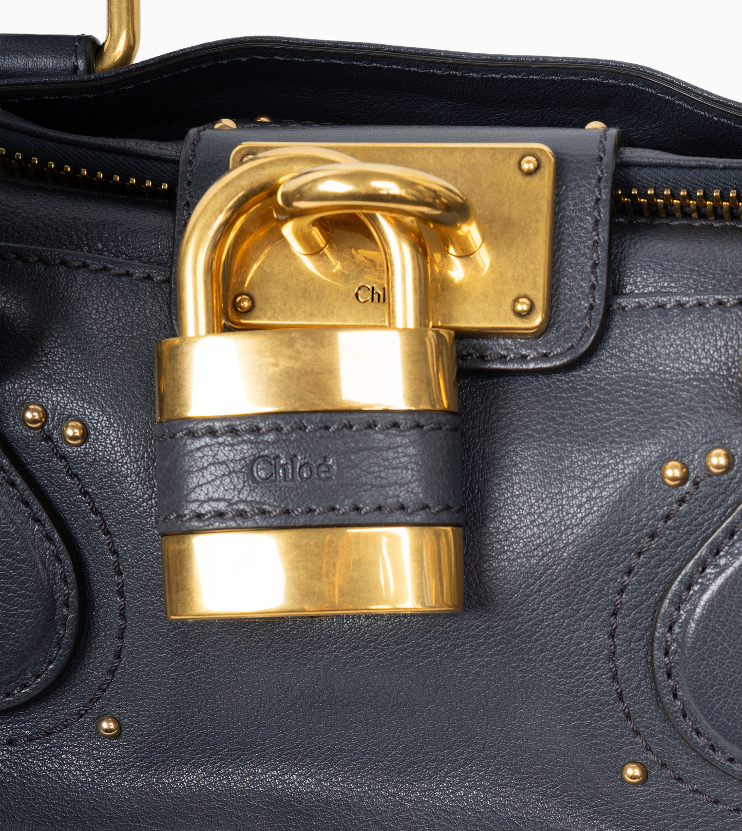 CHLOE PADDINGTON BAG -BLK-NAVY