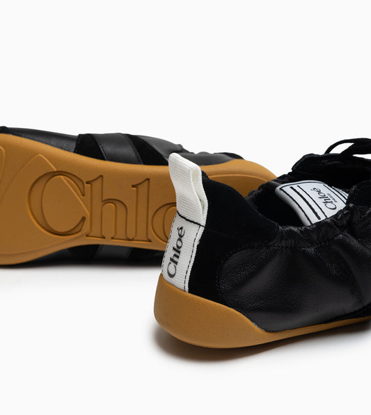 CHLOE KICK SNEAKER  BLACK