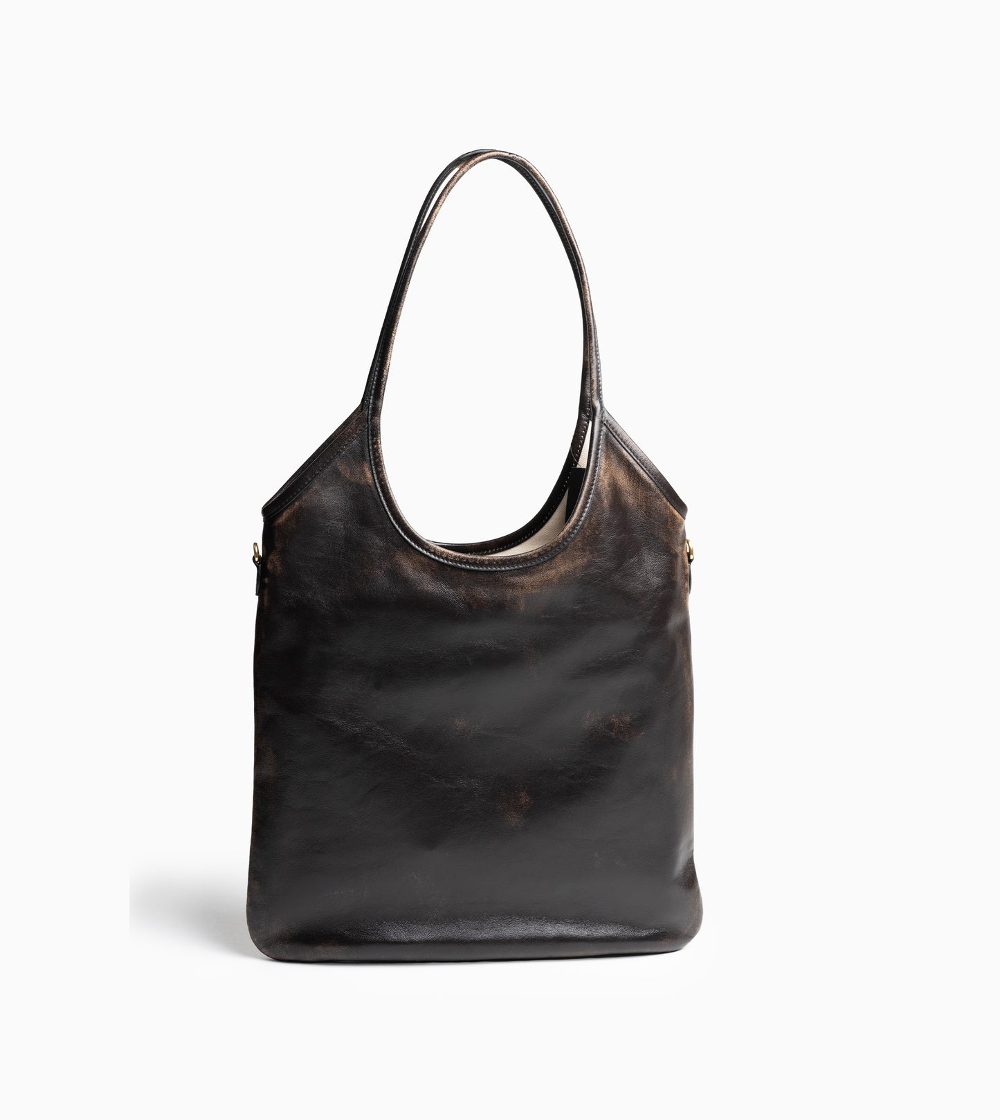 MIU MIU Ivy Leather Bag Caffe
