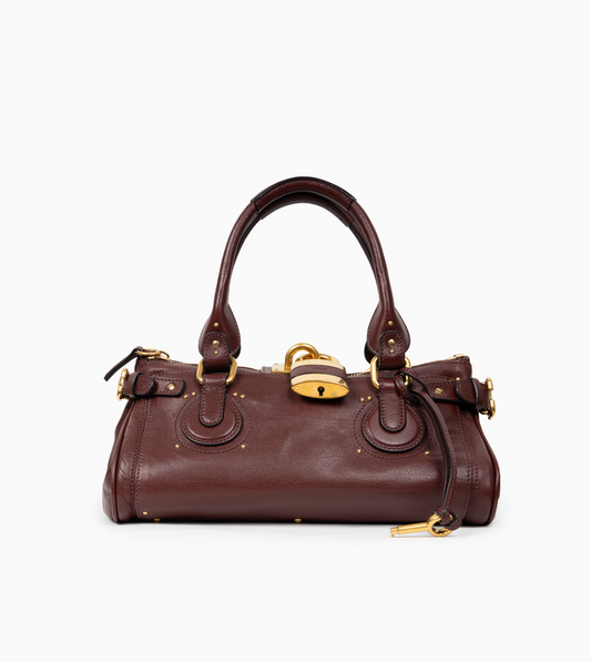 CHLOE PADDINGTON BAG CRAFTY BROWN