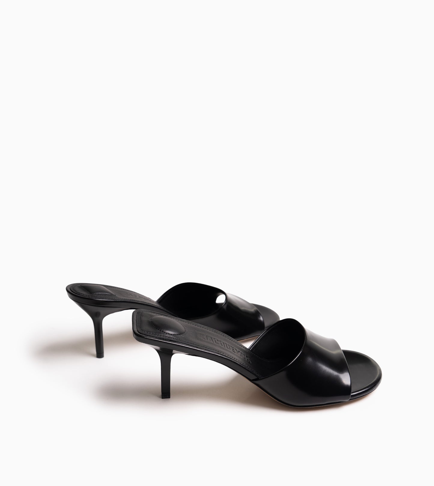 JACQUEMUS Les Mules Cubisto Black