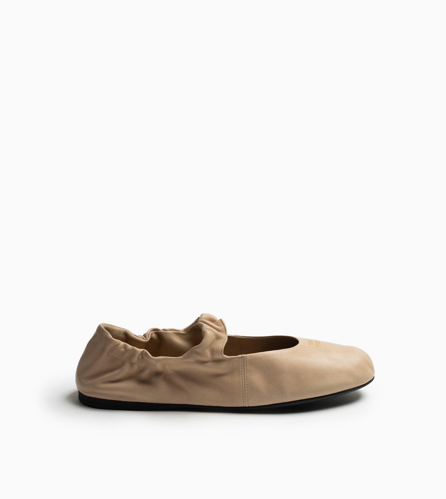 MIU MIU Flat - Heeled Shoes Leather Corda