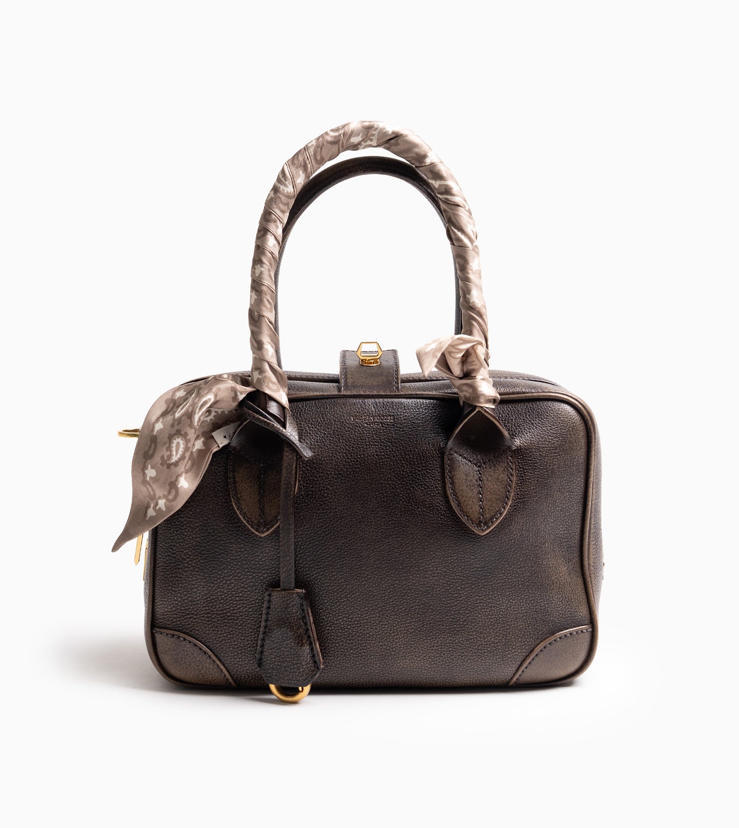 GOLDEN GOOSE VITA BAG TREATED LEATHER