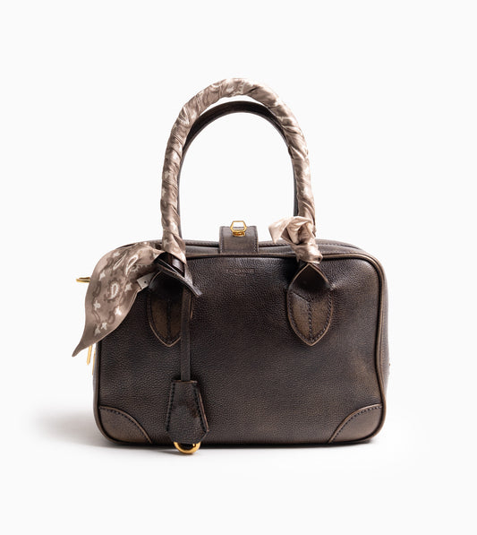 GOLDEN GOOSE VITA BAG TREATED LEATHER