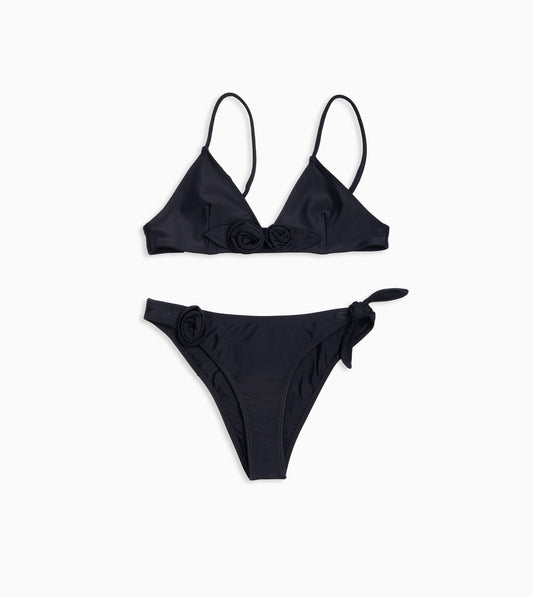 COPERNI Flower Bikini Bottom Black
