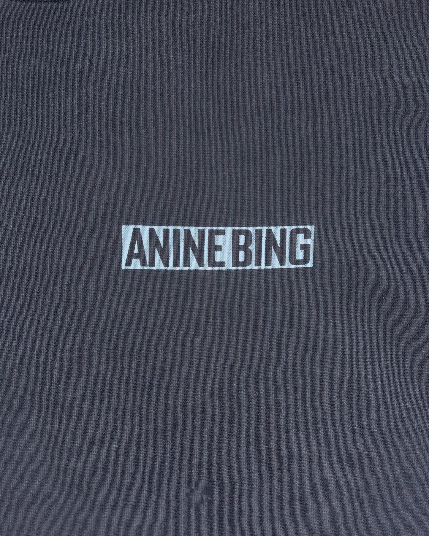 ANINE BING Miles Sweatshirt Palm Washed Black