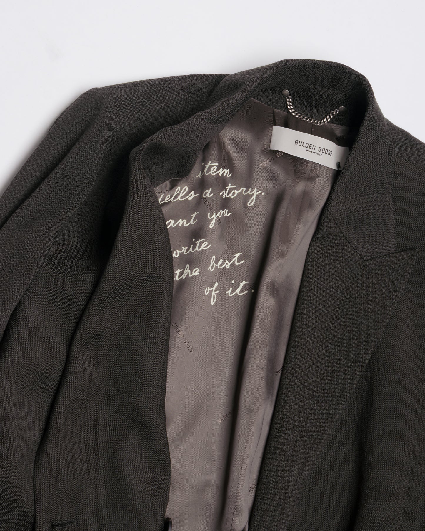 GOLDEN GOOSE Journey W´s DB Blazer with Coulisse Textured Viscose Faux Uni