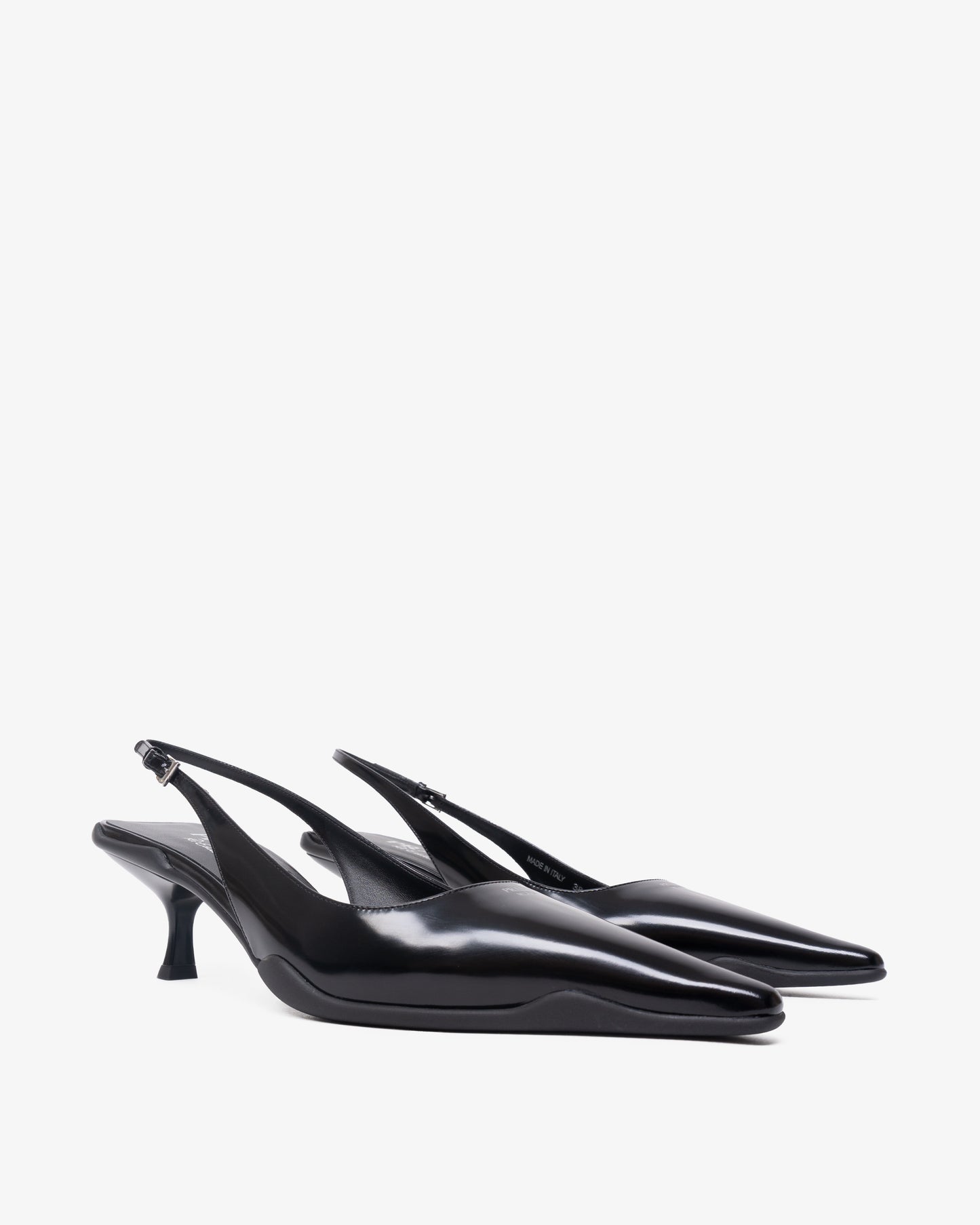 PRADA Open Hell-Shoes Black
