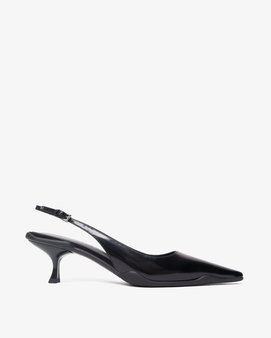 PRADA Open Hell-Shoes Black