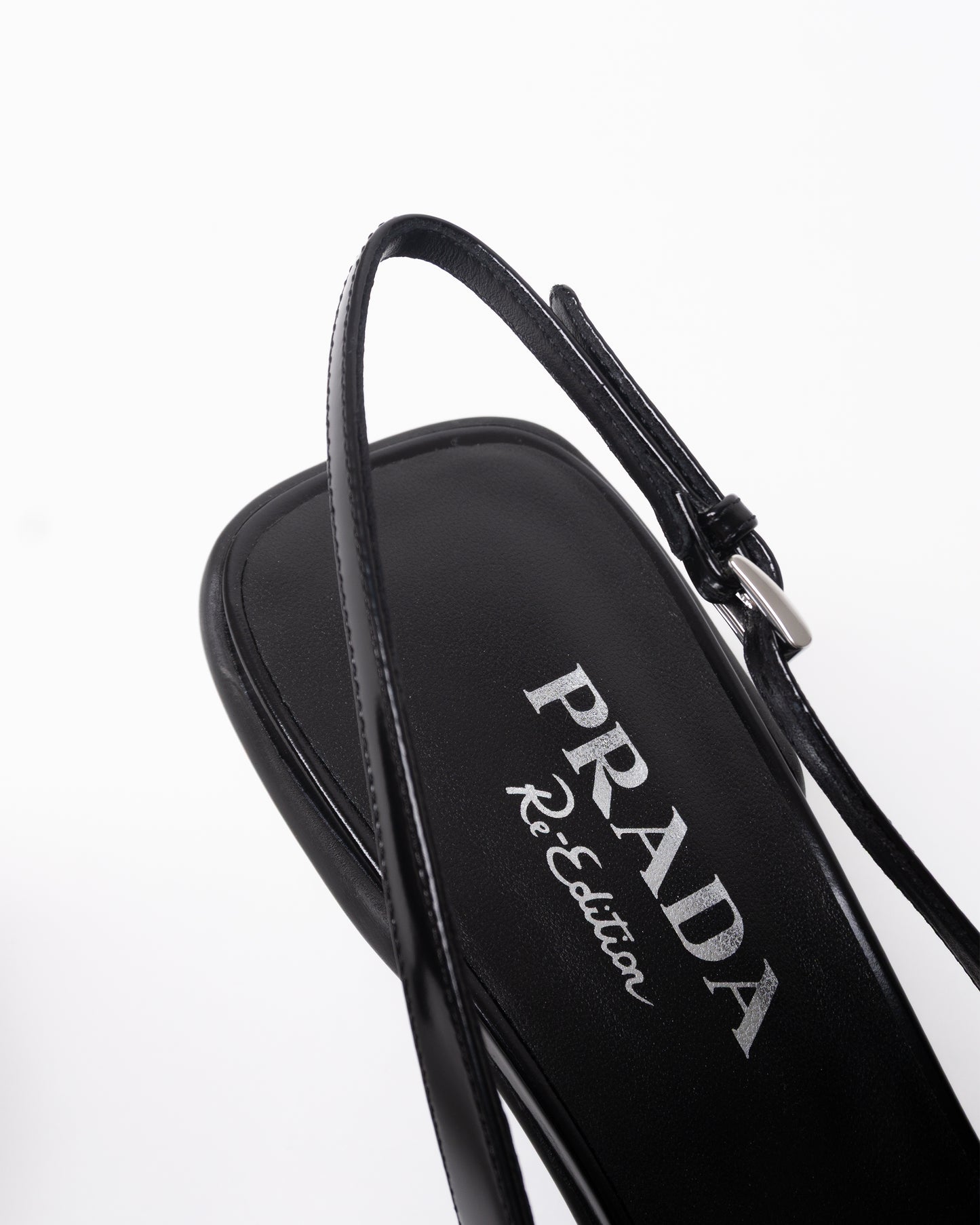 PRADA Open Hell-Shoes Black