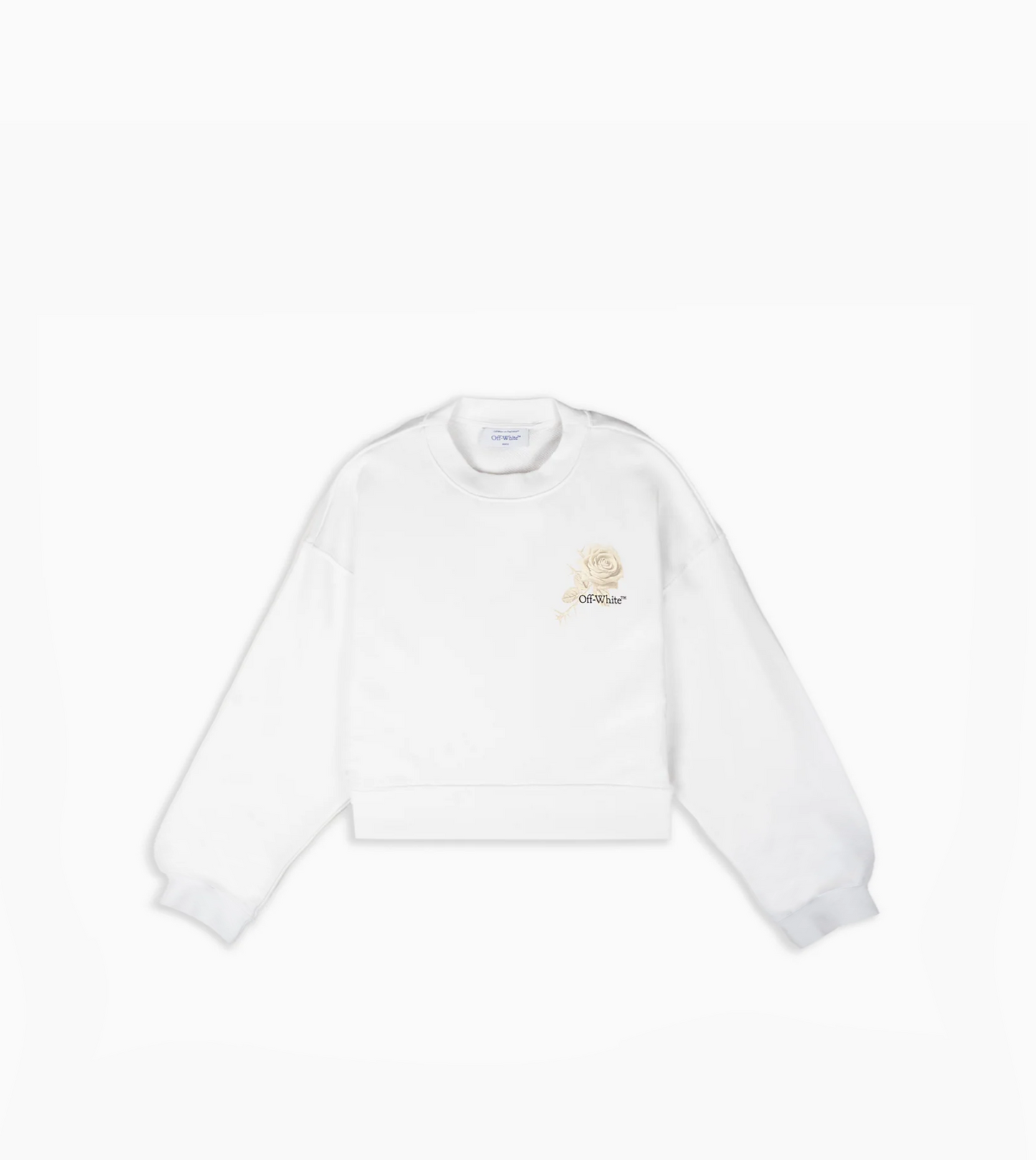 OFF WHITE- Roses Arrows Crop