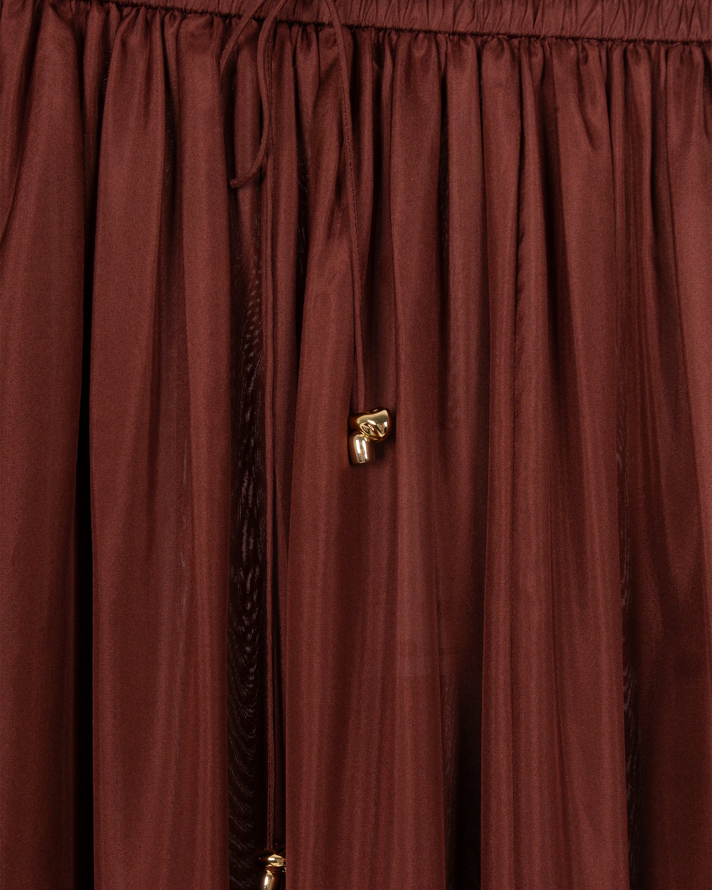 ZIMMERMANN Aster Maxi Skirt Merlot