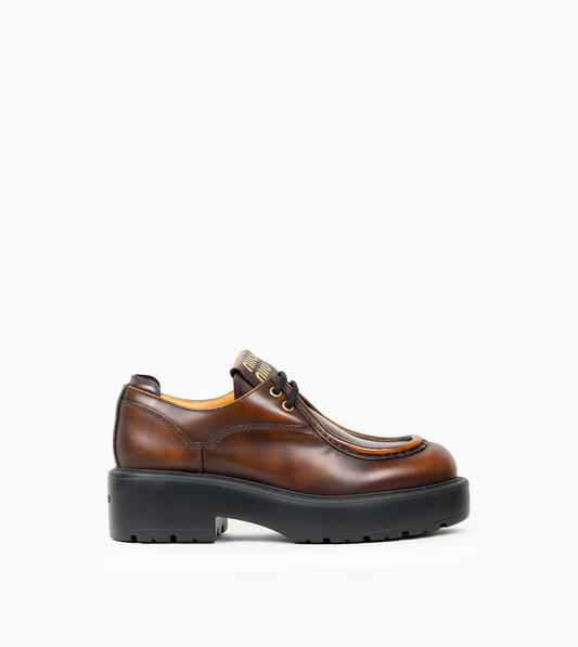 MIU MIU- Smoked Leather With Laces
