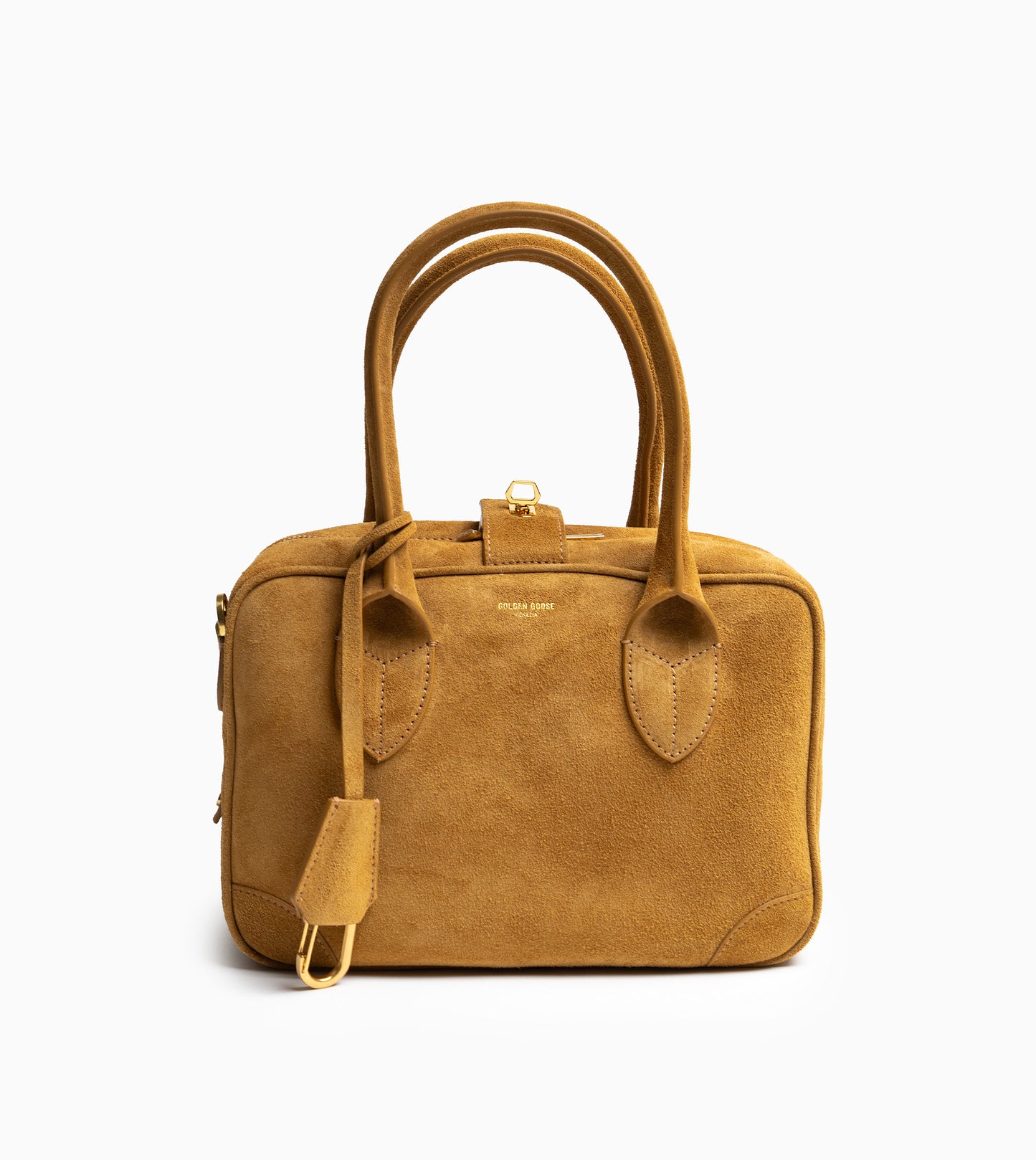 GOLDEN GOOSE Vita Bag Suede Body Nappa Braided Accesories with Gold Metal Details