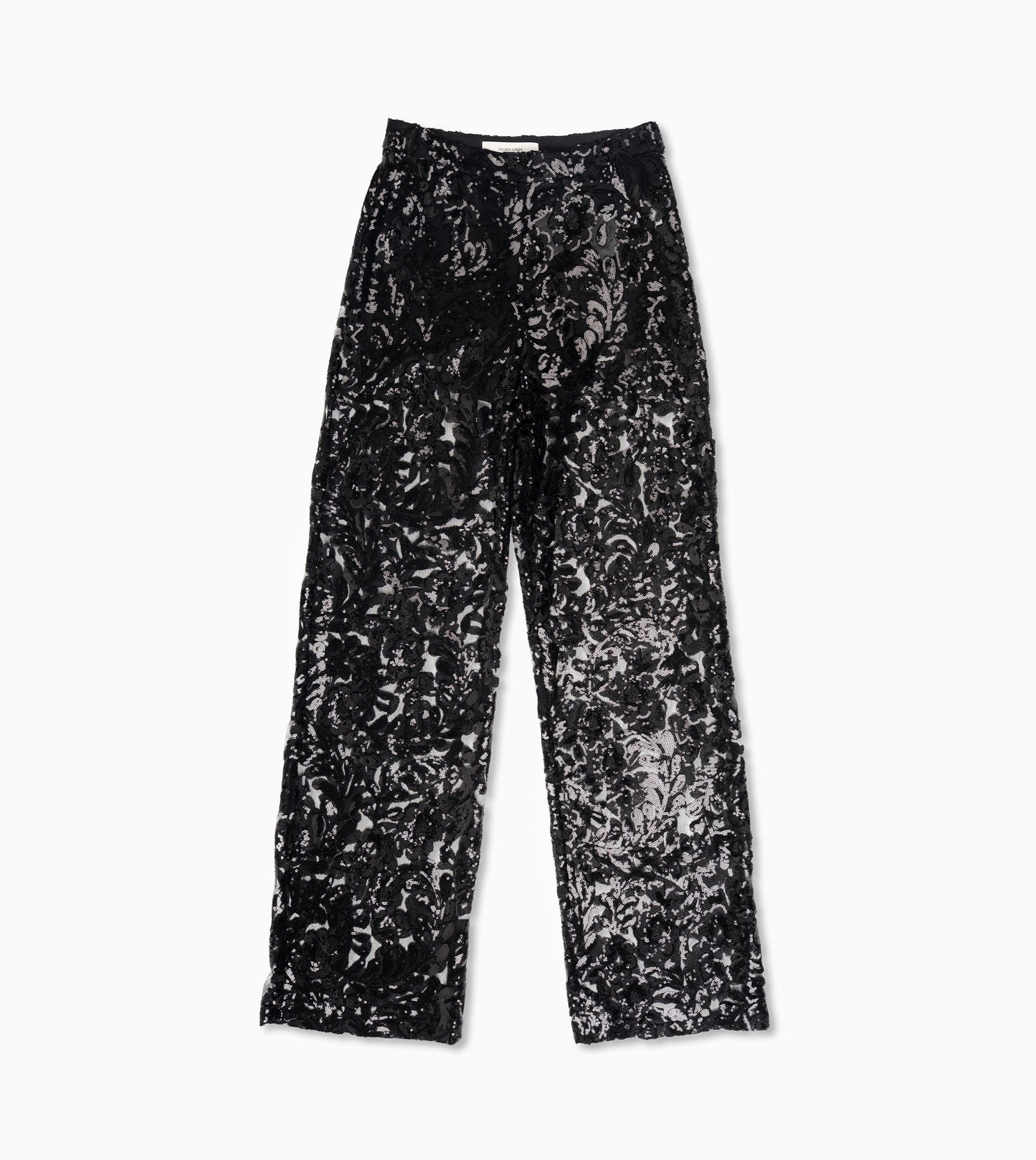 GOLDEN GOOSE Journey Jogging Pants Paillettes Black