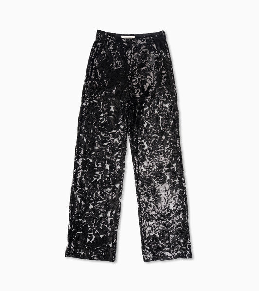 GOLDEN GOOSE Journey Jogging Pants Paillettes Black