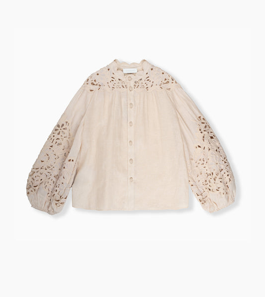 ZIMMERMANN- Wylie Embroidered Blouse