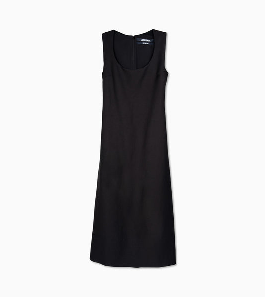 JACQUEMUS La Robe Tablier Black