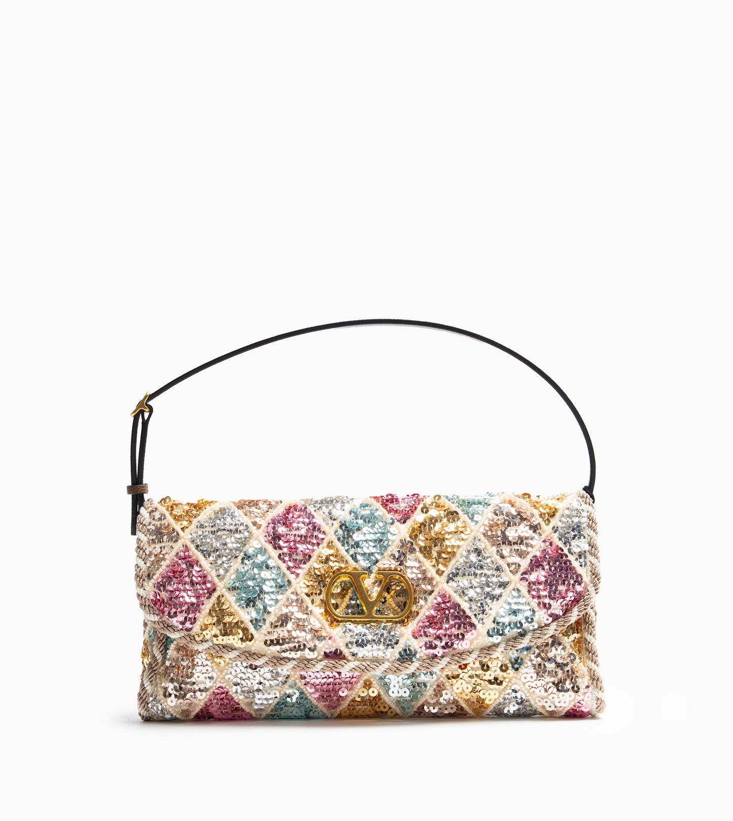 VALENTINO VAIN SEQUIN SOFT BAG MULTICOLOR
