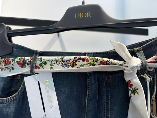 DIOR Mitzah Scarf Ivory