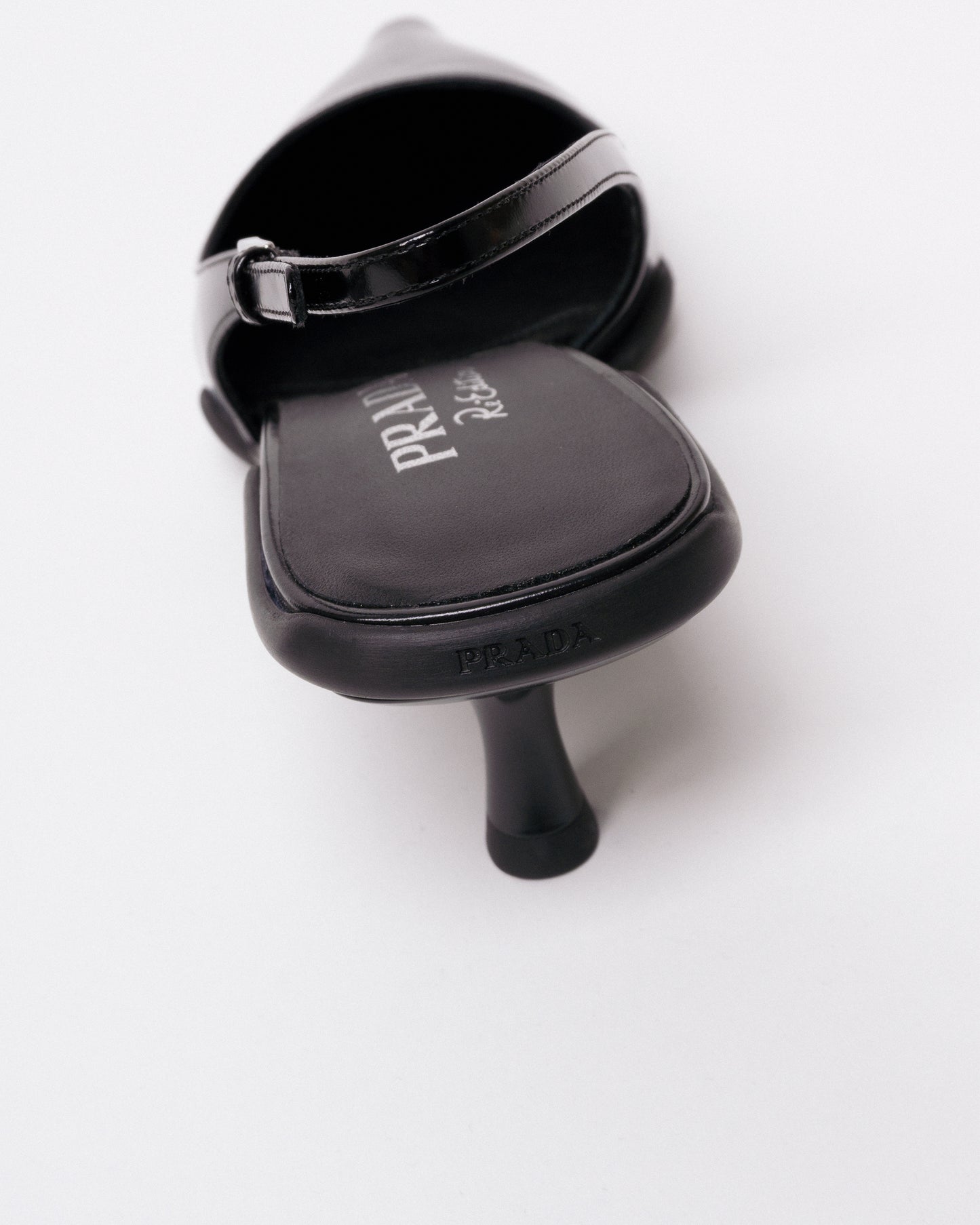 PRADA Open Hell-Shoes Black