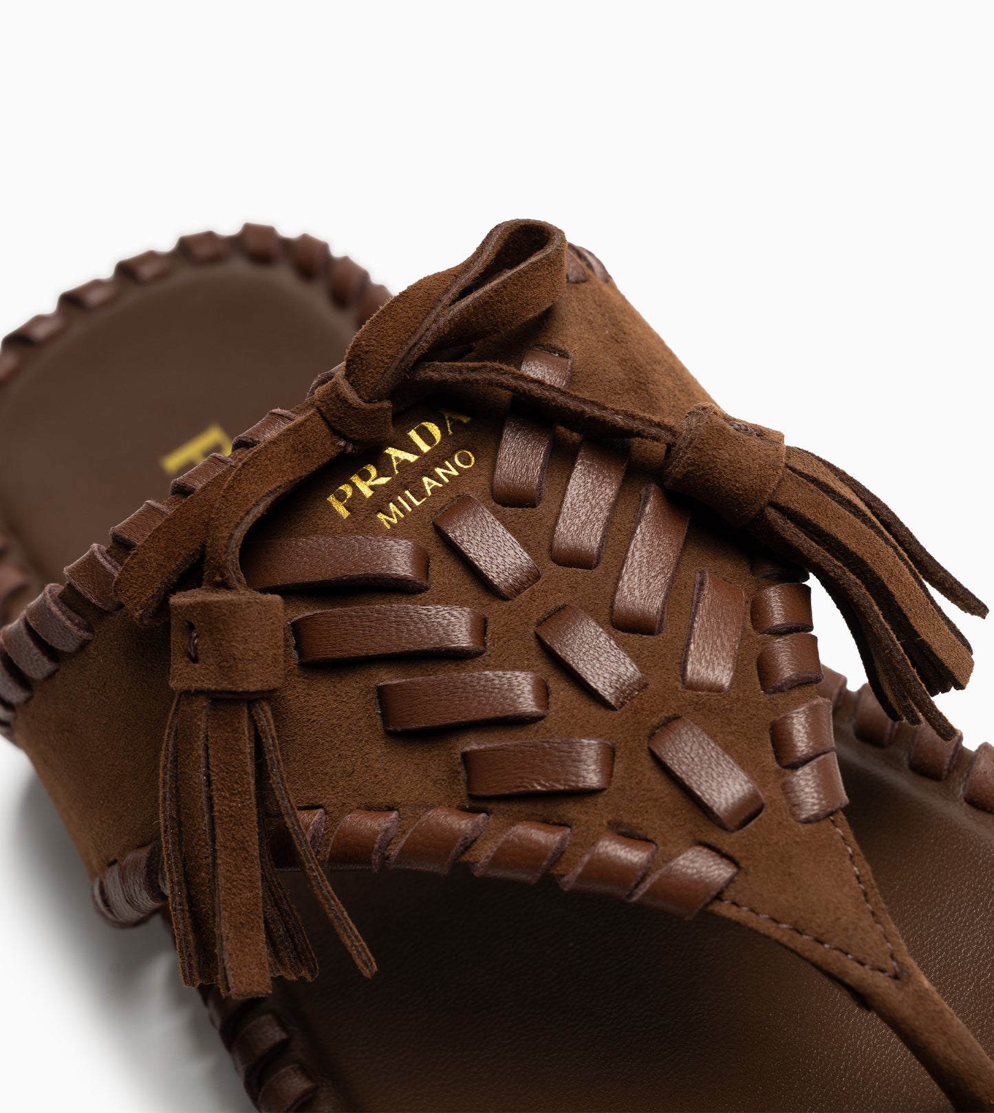PRADA Thongs Cacao