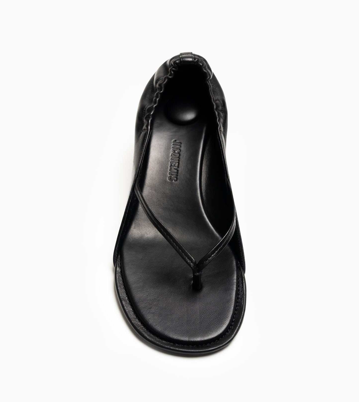 JACQUEMUS Les Sandales Nu-Pieds Black