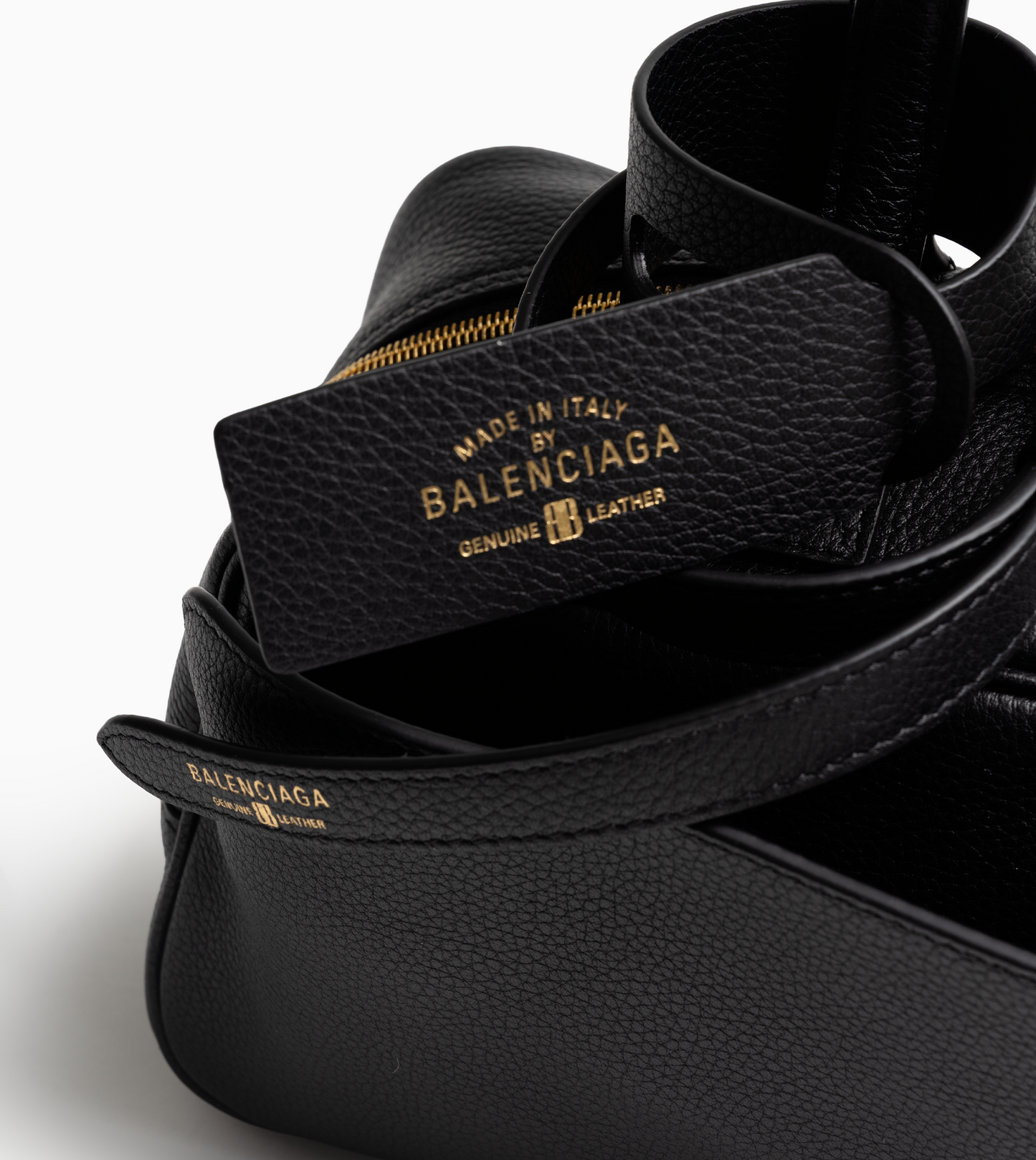 BALENCIAGA Carrie Bowling Bag Small Black