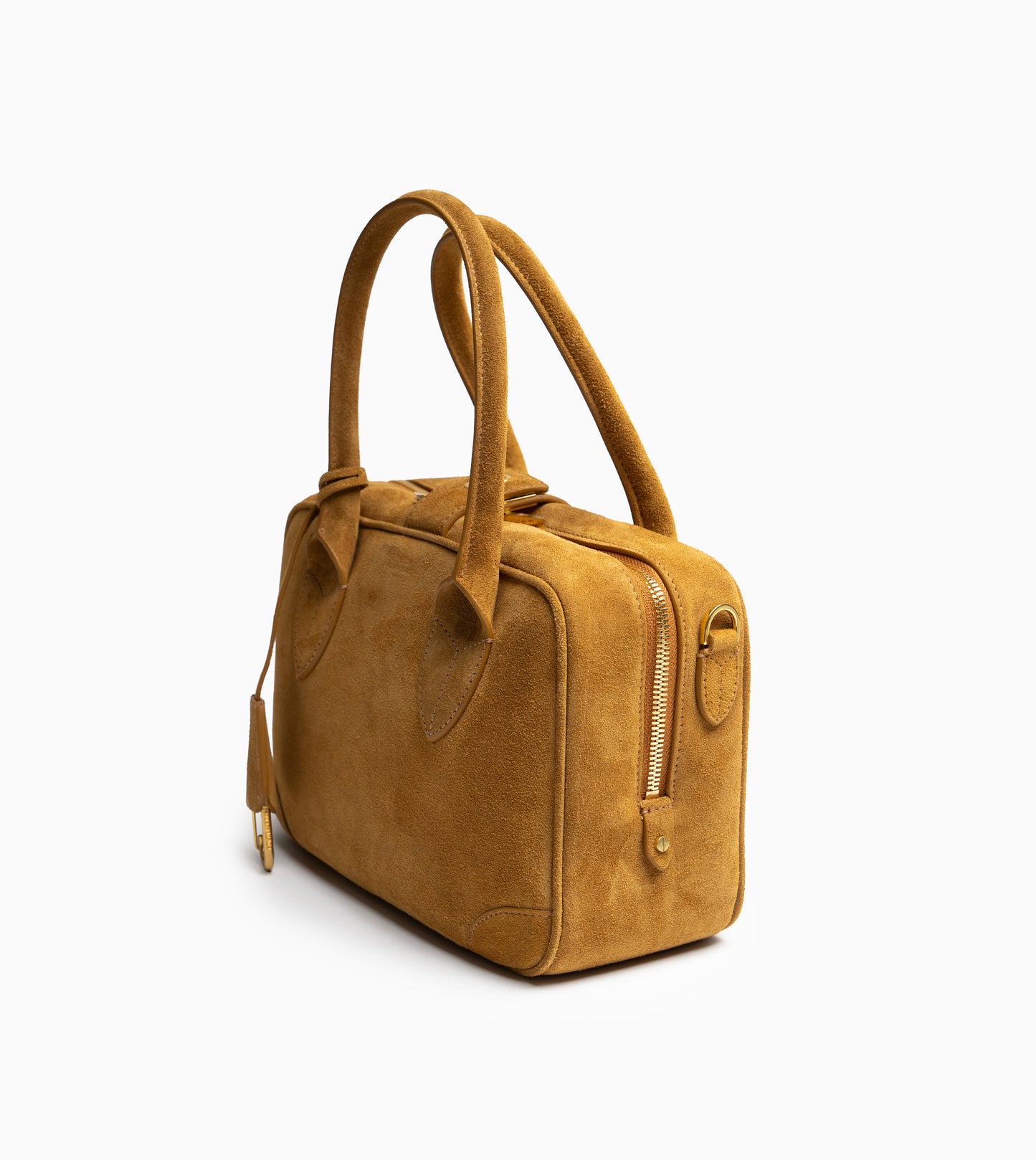 GOLDEN GOOSE Vita Bag Suede Body Nappa Braided Accesories with Gold Metal Details