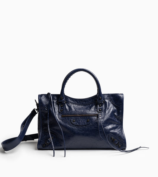 BALENCIAGA Le City Bag M Dark Maree