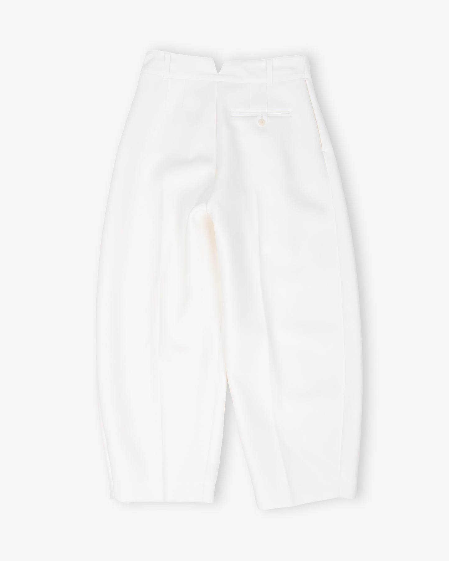 JACQUEMUS Le Pantalon Ovalo White