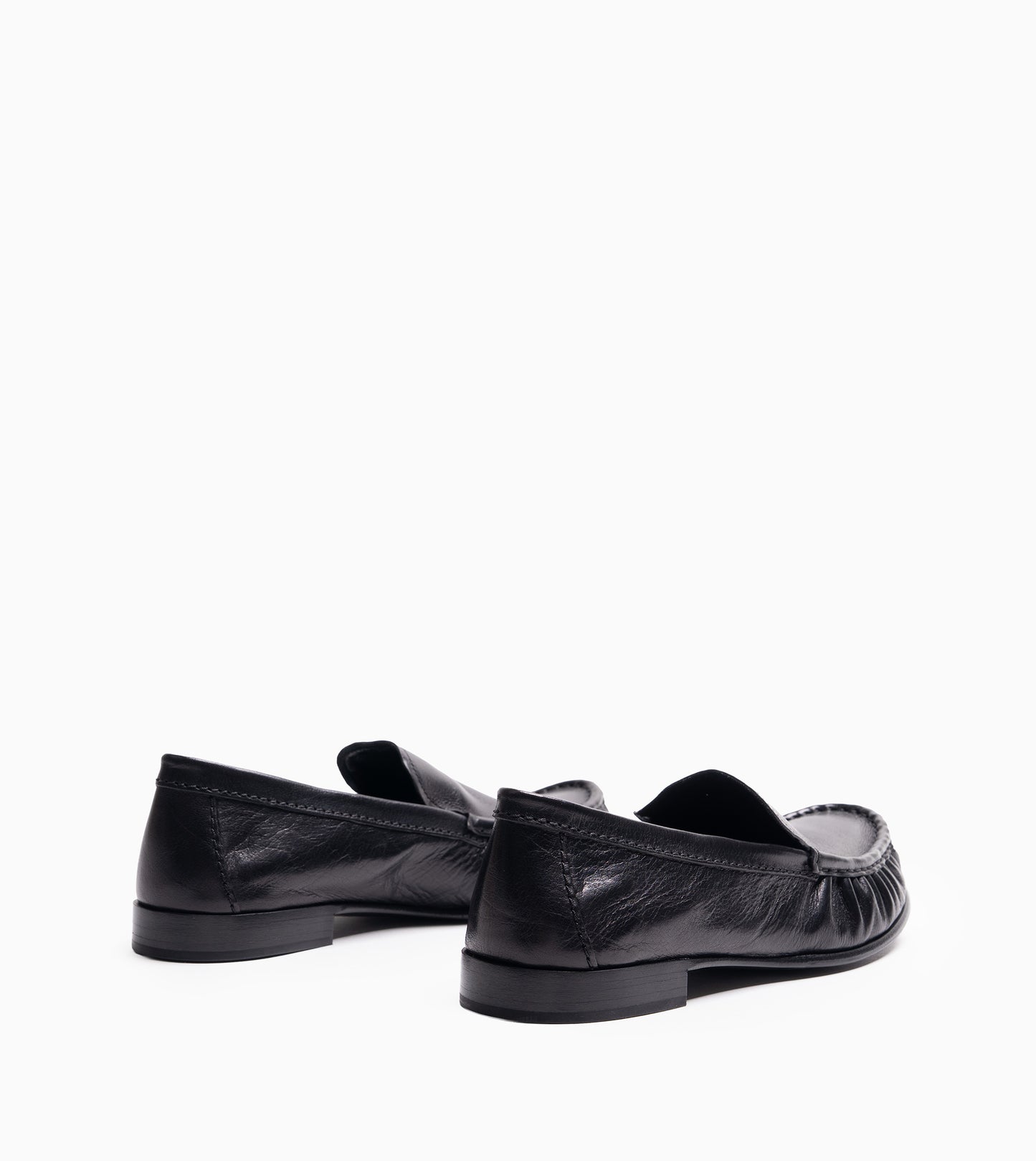 MIU MIU LOAFER BUFALO LEATHER BLACK