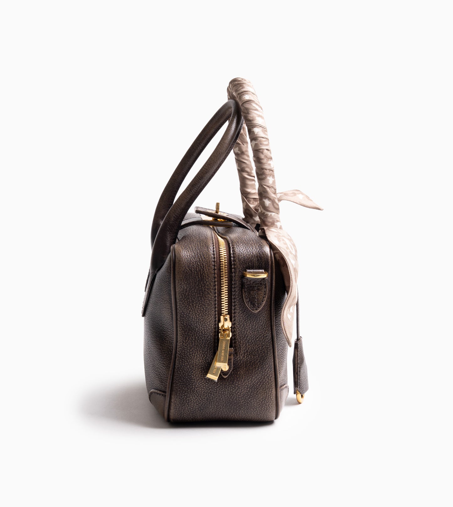 GOLDEN GOOSE VITA BAG TREATED LEATHER